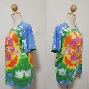 lotus flower tie dye shirt